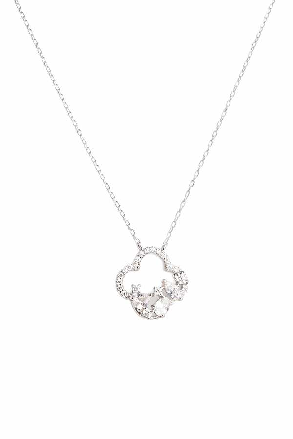 Colgante flor blanca