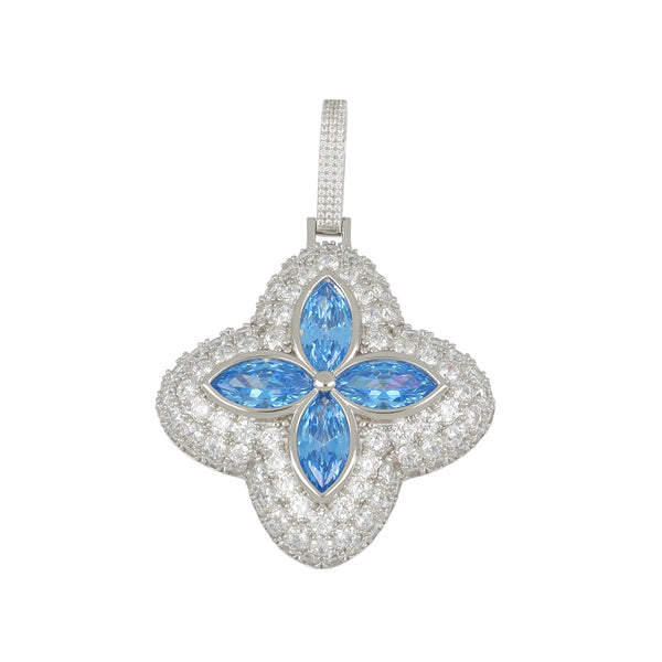 Colgante Flor Azul