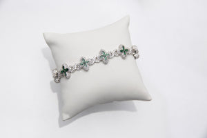Pulsera Flores Verde
