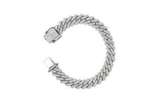 Pulsera cubana de plata