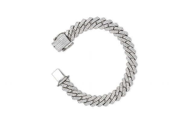 Pulsera cubana de plata