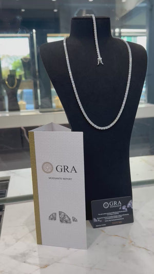 Pulsera riviere de Moissanita